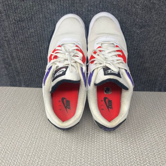 Nike Air Max 90 Raptors White Red Black Purple Shoes Mens 11.5 AJ1285-106 main image 4